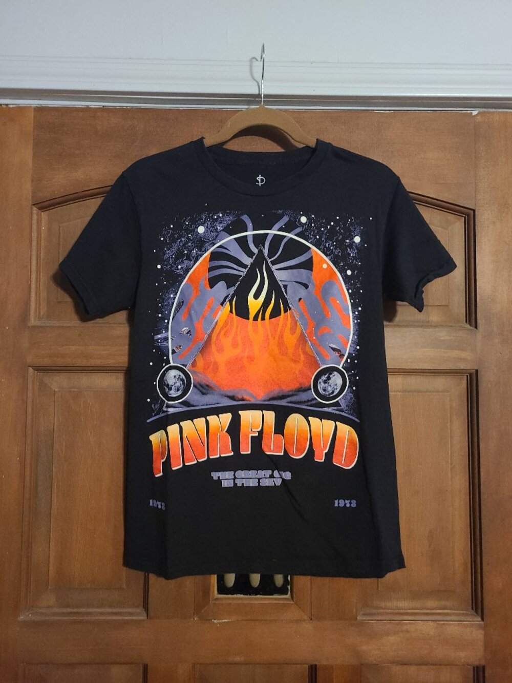 Pink Floyd T-Shirt Great Gig In The Sky S Black Graphic Cotton Rock Tee 1973